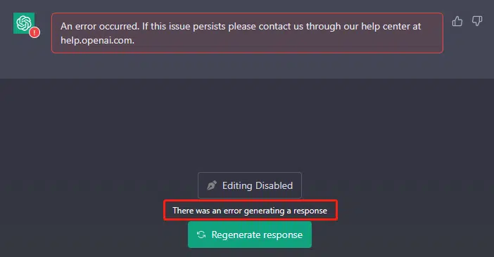 Fixing Of There Was An Error Generating A Response ChatGPT - iamsakibulislam