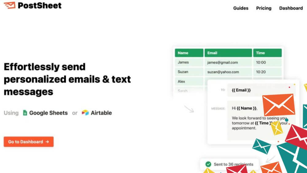 PostSheet -  Email Marketing Platforms