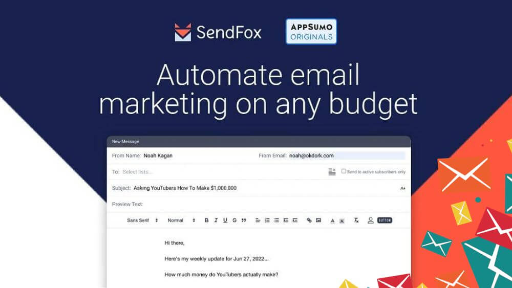 SendFox - Email Marketing Platforms - MailerLite Alternative